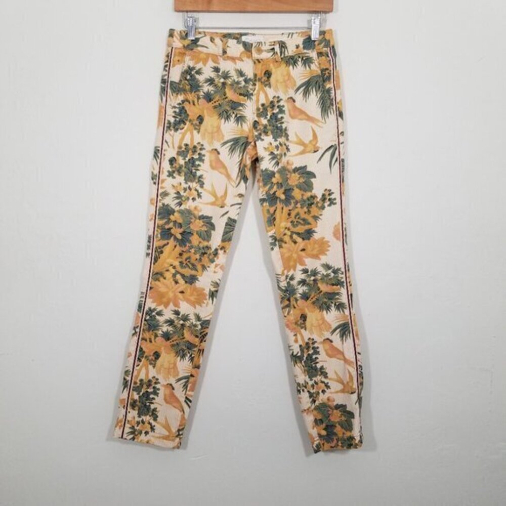 Anthropologie Chino Relaxed Print Pants Size 26